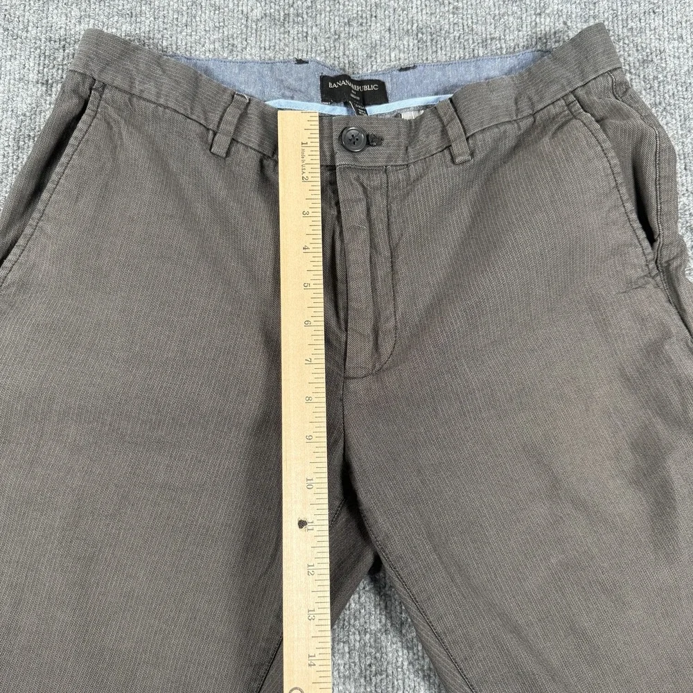 Banana Republic Pants Mens 32x34 Gray Aiden Fit Corded Cotton‎ Casual Chino
